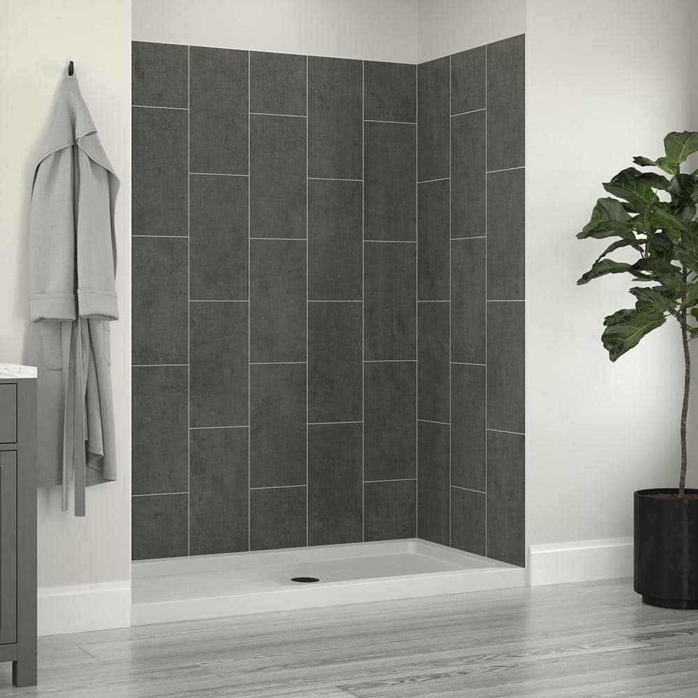 60'' White Rectangular Single Threshold Shower Base