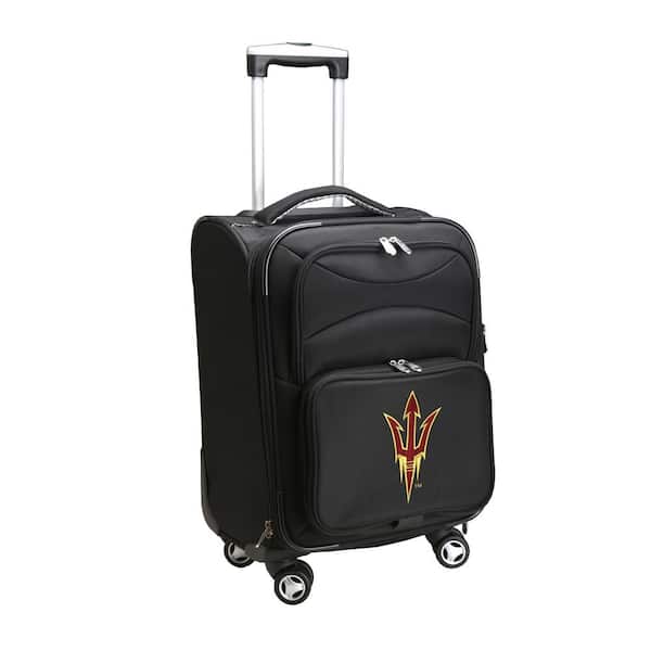 Denco NCAA Arizona State 21 in. Black Carry-On Spinner Softside Suitcase