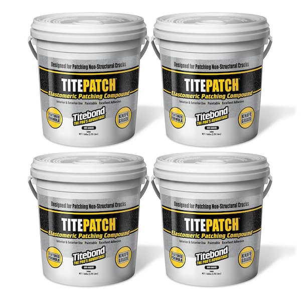 TitePatch 1 gal. Off-White Textured Knife Grade Elastomeric Patching Compound