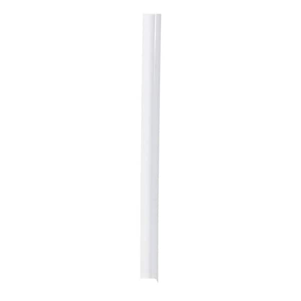 Vestil White PVC Corner Guard Round PVC-48R-WH - The Home Depot