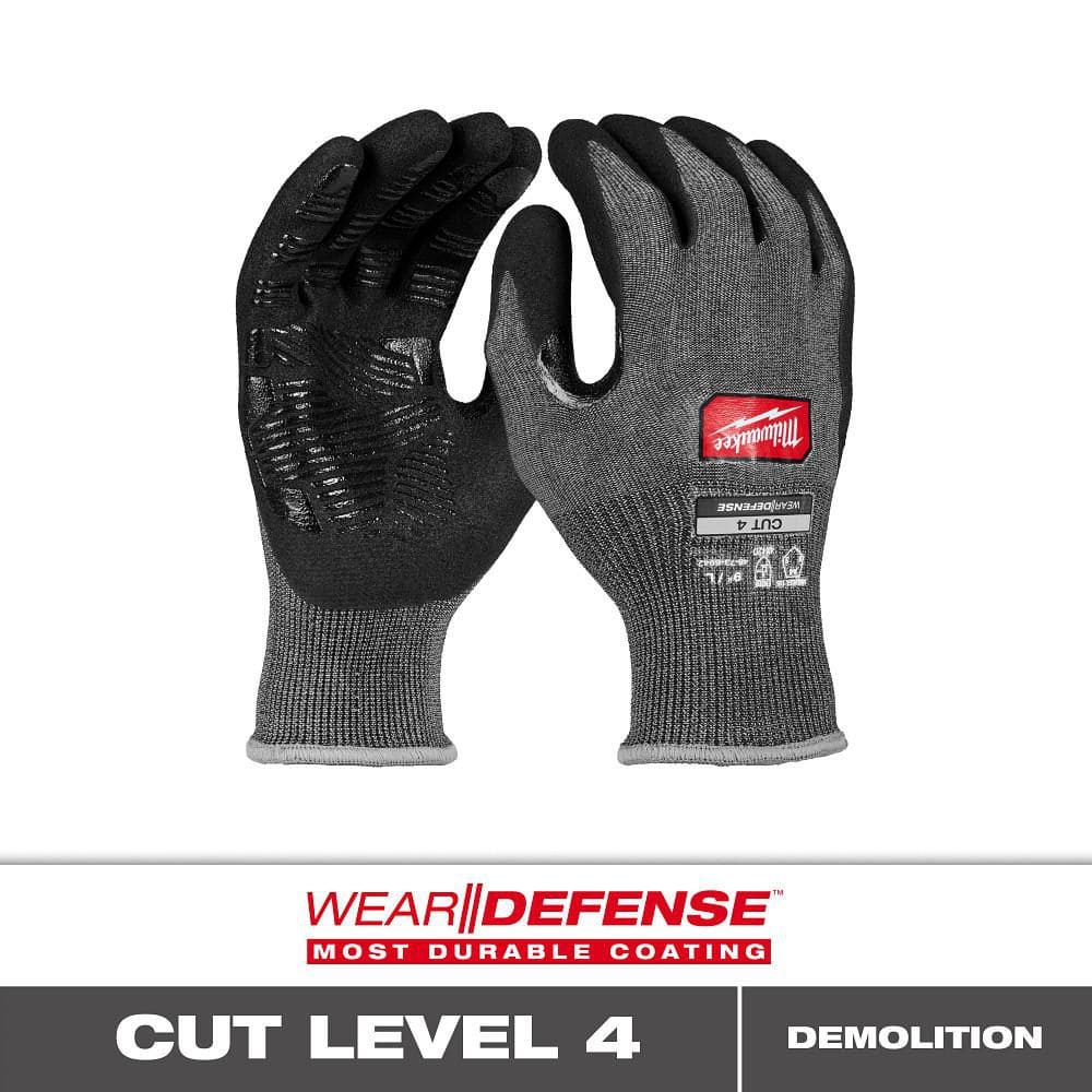 Cut Level 4 High Dexterity Nitrile Dipped Gloves w/ WEAR-DEFENSE Protection price history on PriceWatchPro