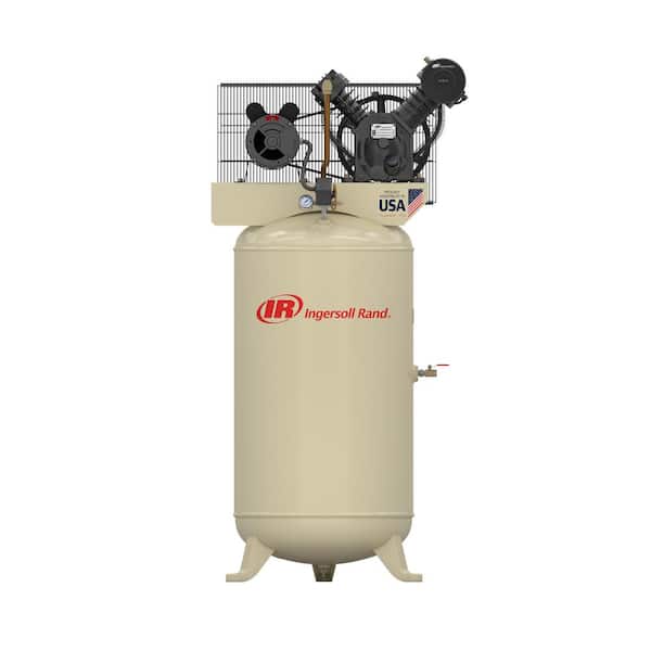 Ingersoll Rand Type 30 Reciprocating 80 Gal. 5 HP Electric 230-Volt, Single Phase Air Compressor
