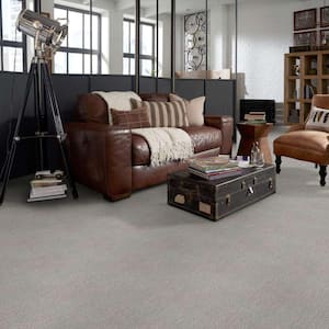 Naples - Flannel - Gray 37.4 oz. Nylon Loop Installed Carpet
