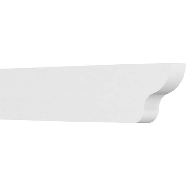 Ekena Millwork 4 in. x 10 in. x 42 in. Standard Greensboro Architectural Grade PVC Rafter Tail Brace