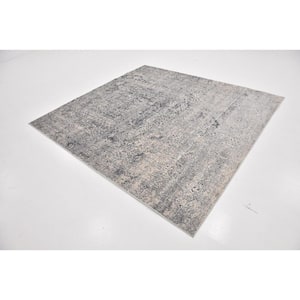 Chateau Quincy Gray 7' 0 x 7' 0 Square Rug