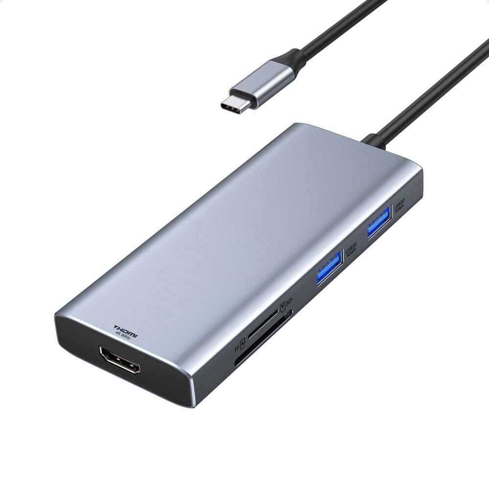 USB C Hub Multiport Adapter 9 in 1 HDMI Compatible for MacBook Pro Air iPad Pro iMac Dell XPS Lenovo Think Pad