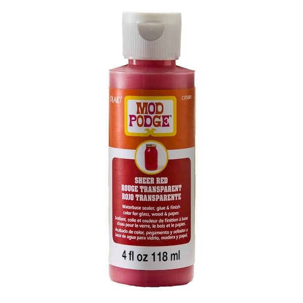 Mod Podge Sheer Colors 4 oz. Red Transparent Paint