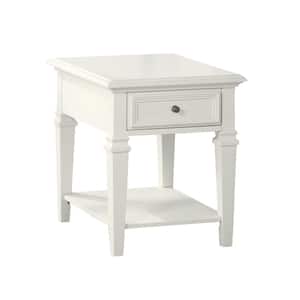 Charlestown 26" White End Table