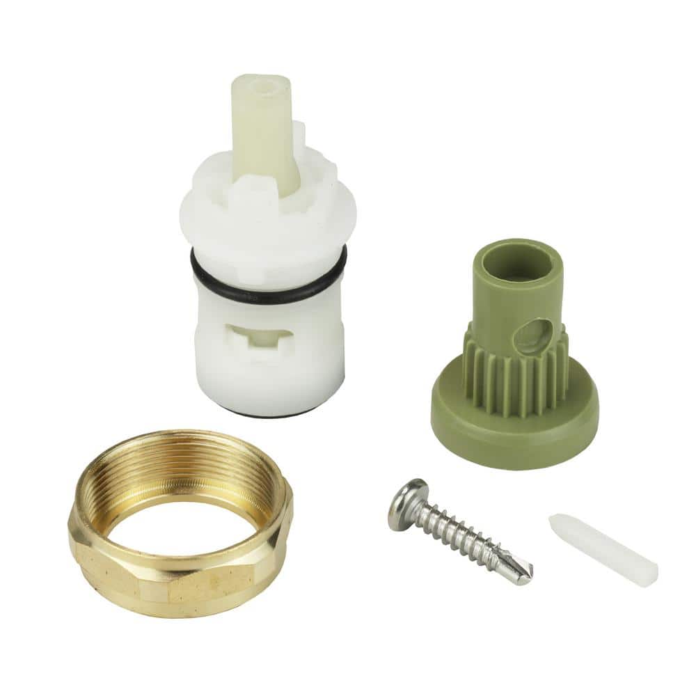 Danco White and Brass Faucet Stem Cartridge for American Standard