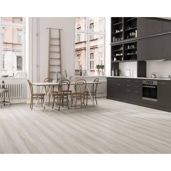 Montserrat Silva Ashen Bay 20 Mil x 9 in. W x 60 in. L Click Lock Waterproof Luxury Vinyl Plank Flooring (22.4 sqft/case)