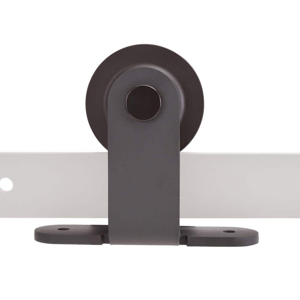 Antique Bronze Barn Door Sliding Track Hardware Kit