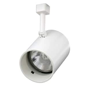 Trac-Lites White Flat-Back Cylinder Light