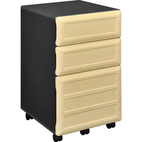Altra Furniture Pursuit Natural and Gray File Cabinet
