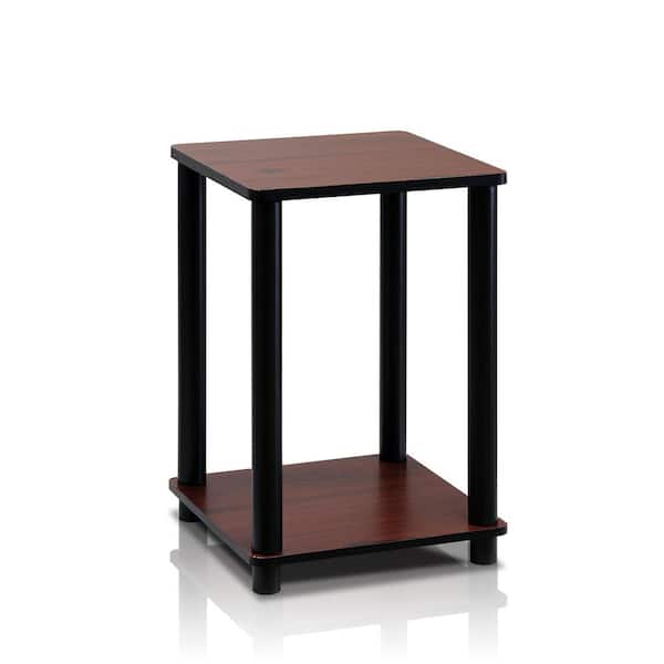 Furinno Turn N Tube Dark Cherry Simple End Table