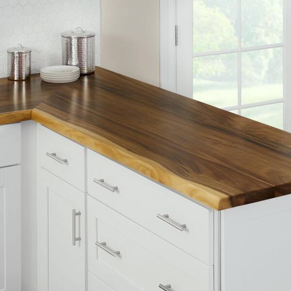 Live Edge Butcher Block Counter Top: Stunning Rustic Kitchen Upgrade
