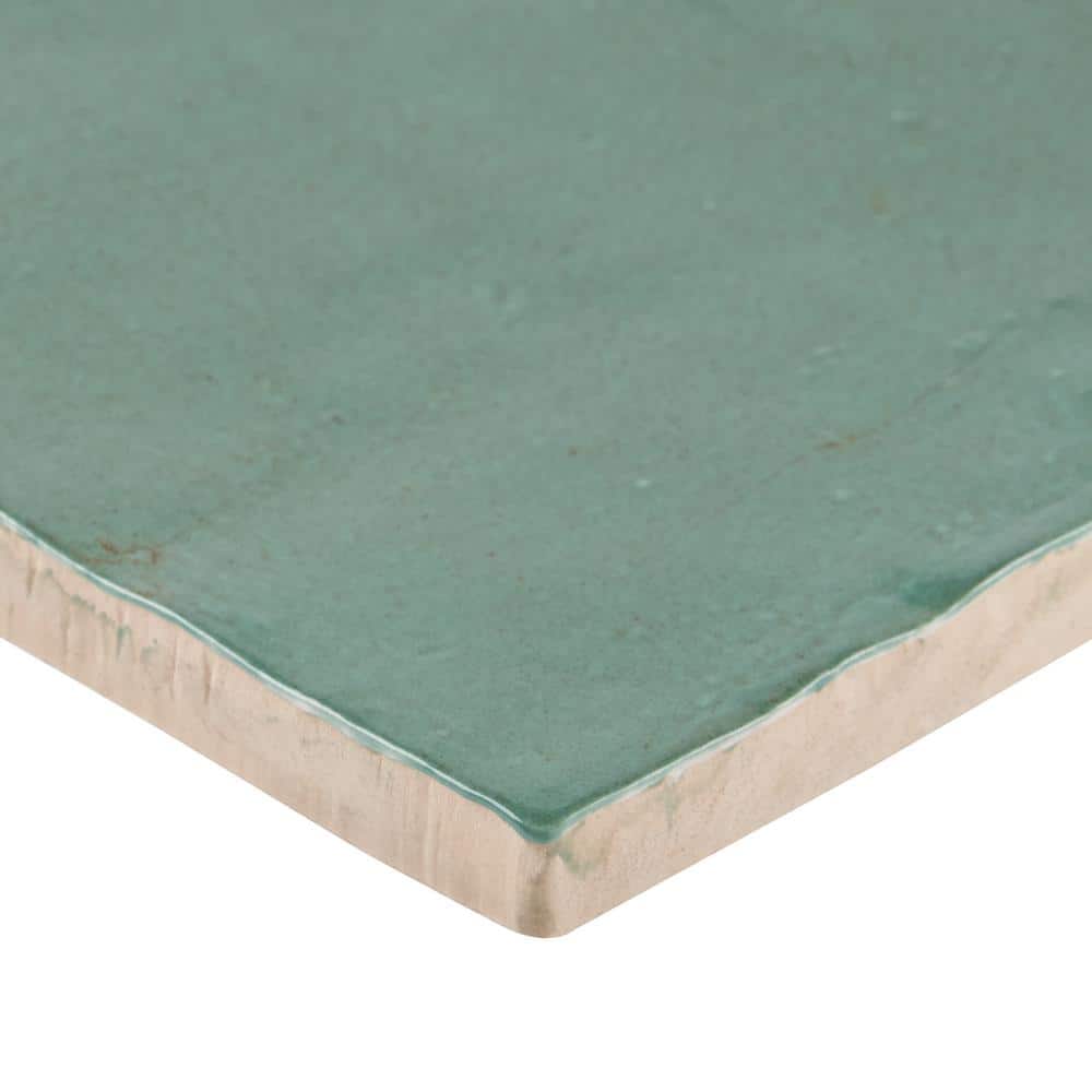 Portmore Green 3x8 Glazed Ceramic Subway Wall Tile
