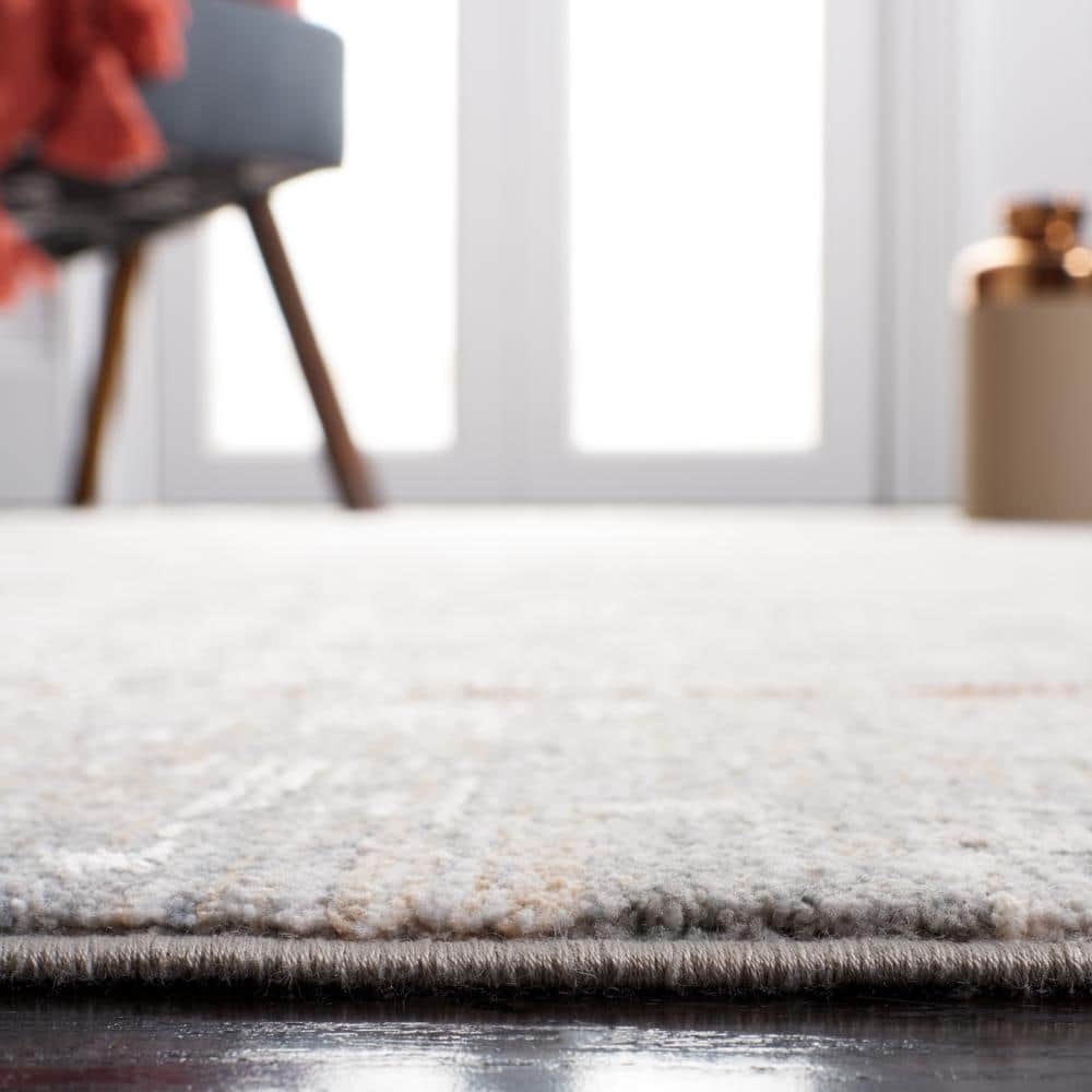 Handmade Blue Square Viscose Rug, 6'7" x 6'7"