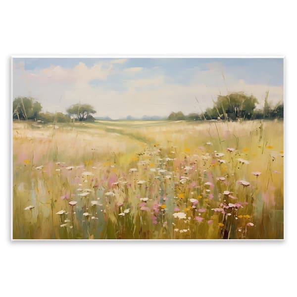 Stupell Industries Faded Wildflower Field by LSR Design Studio Unframed Nature Graphic Art Print 10 in. x 15 in.