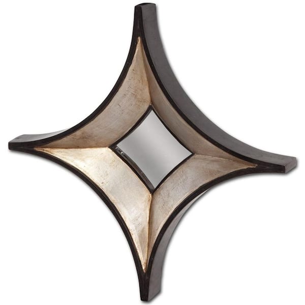 Mercana Small Irregular Black Mirror (16.5 in. H x 2.4 in. W)