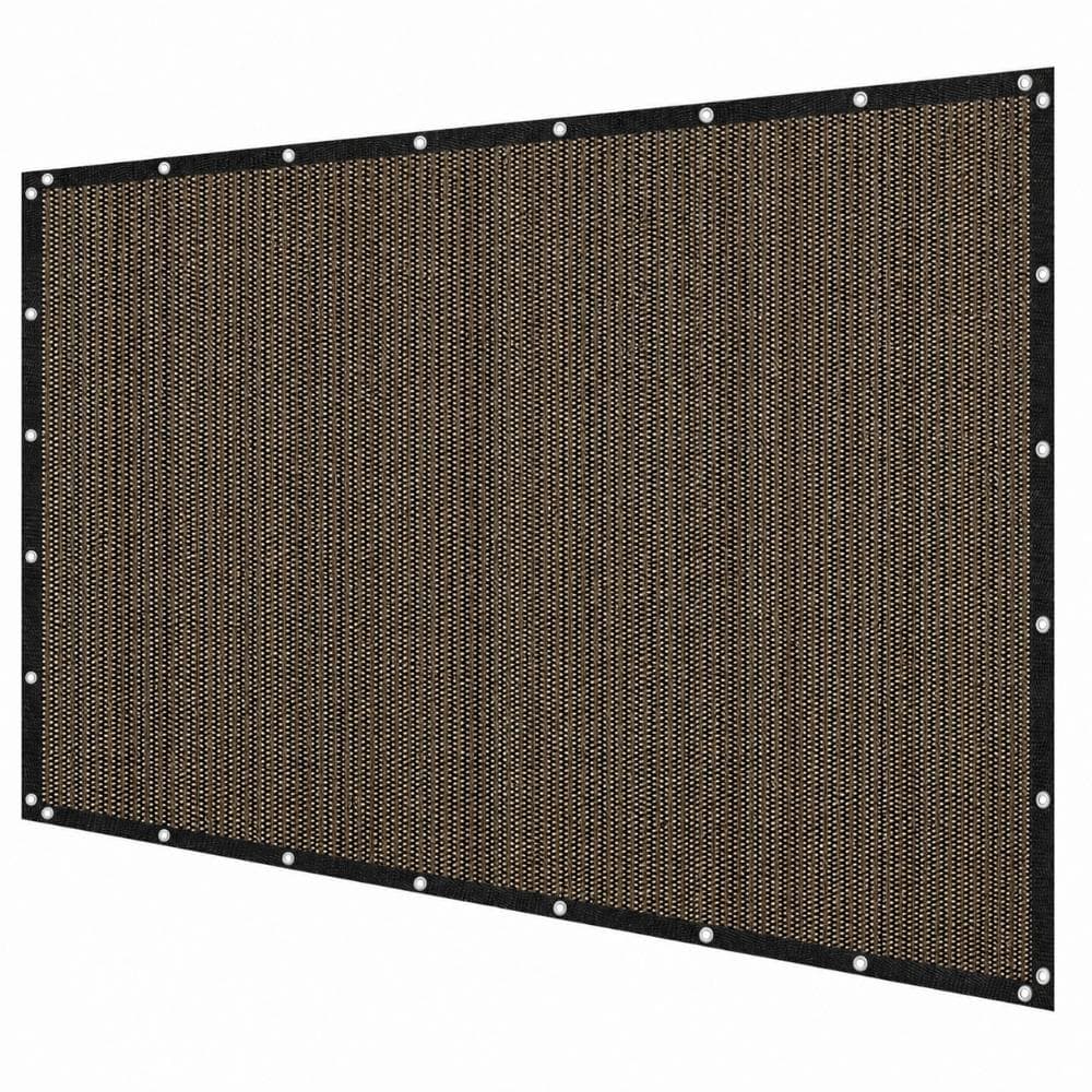 90 Percent UV Blocking Sun Shade Cloth with Grommets, 200 GSM HDPE Pergola Canopy Cover, 8 x 8 ft, Mocha price history on PriceWatchPro