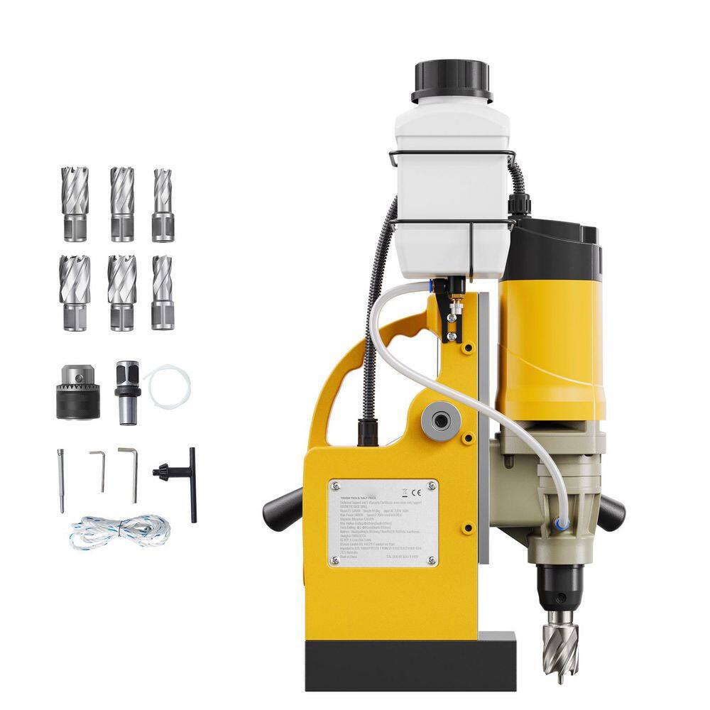 Magnetic Drill, 1450-Watt Motor 2 in. Boring Diameter 2878 lbf. Electric Mag Drill Press w/ 6-Coring Bits Variable Speed price history on PriceWatchPro