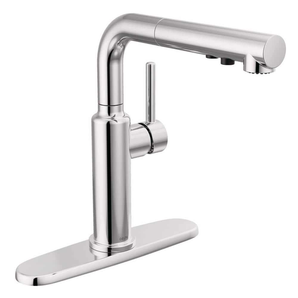 Daneri Chrome Pull-Out Sprayer Kitchen Faucet with Lever Handle