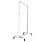 White Steel Clothes Rack 42 in. W x 72 in. H