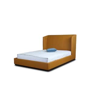 Lenyx Brown Wood Frame Full Platform Bed
