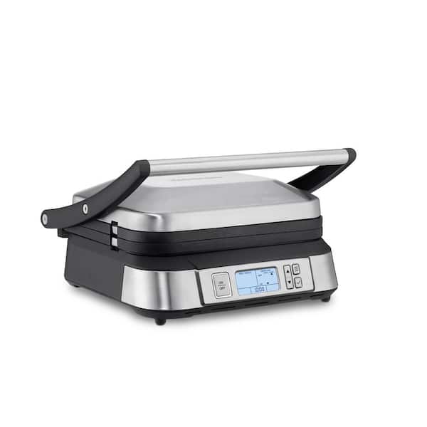 Cuisinart Contact Gray Stainless Griddler with Smoke-Less Mode