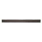 Stacked Stone 1.25 in. x 3.5 in. x 42 in. Coffee Faux Stone Siding Trim