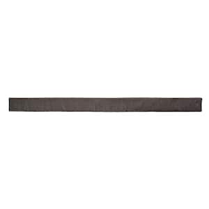 Stacked Stone 1.25 in. x 3.5 in. x 42 in. Coffee Faux Stone Siding Trim