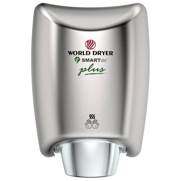 SMARTdri Plus Brushed Stainless Steel Automatic Electric Hand Dryer