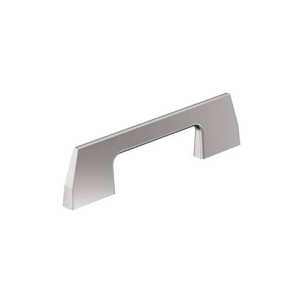 Amerock Angle 3 in. Center-to-Center Modern Polished Chrome Arch Cabinet Pull