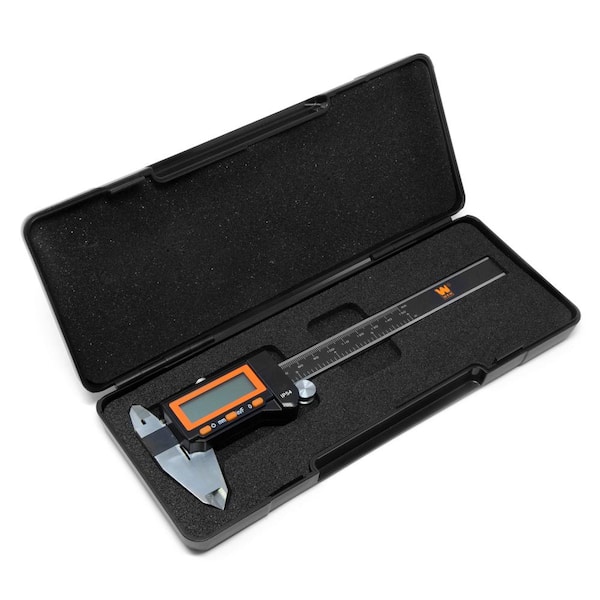 WEN 10764 Electronic 6.1-Inch Stainless Steel Water-Resistant Digital Caliper 