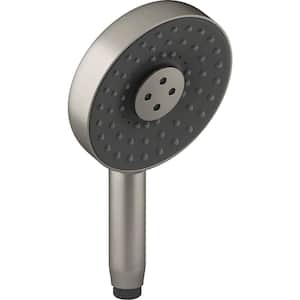 Statement 3-Spray Patterns with 2.5 GPM 5.125 in. Wall Mount Handheld Shower Head in Vibrant Brushed Nickel