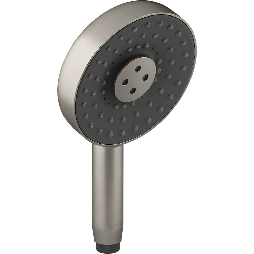 KOHLER Lively 4-Spray Patterns Wall Mount 4.312 in. Handheld Shower Head in  Vibrant Brushed Nickel K-R26822-G-BN - The Home Depot