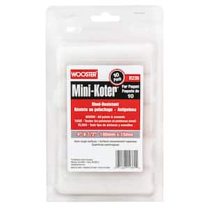 4 in. x 1/2 in. Mini-Koter Shed-Resistant Woven Roller (10-Pack)