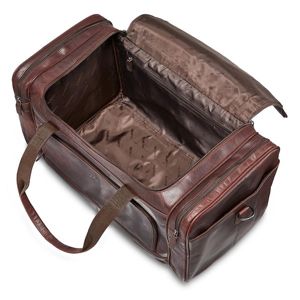 20 Buffalo Leather Duffle Bag Travel Weekend Luggage Overnight