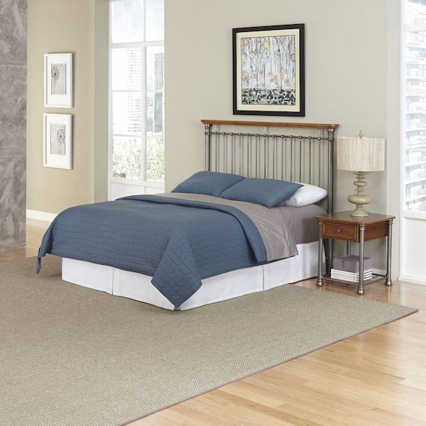 Home Styles Orleans Vintage Caramel Queen Headboard