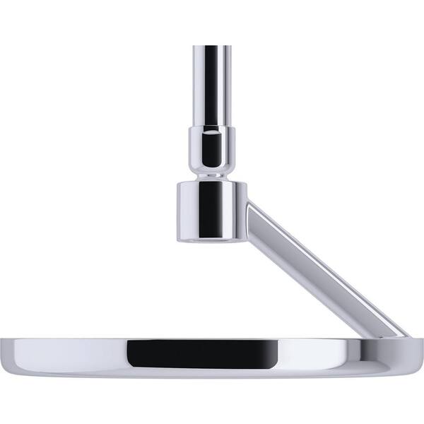 KOHLER Statement 1-Spray Patterns with 1.75 GPM 8.875 in. Ceiling Mount Fixed Shower Head in Polished Chrome