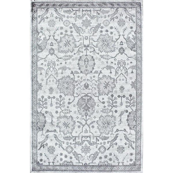 Freya Slate Gray 5 ft. x 7 ft. Area Rug