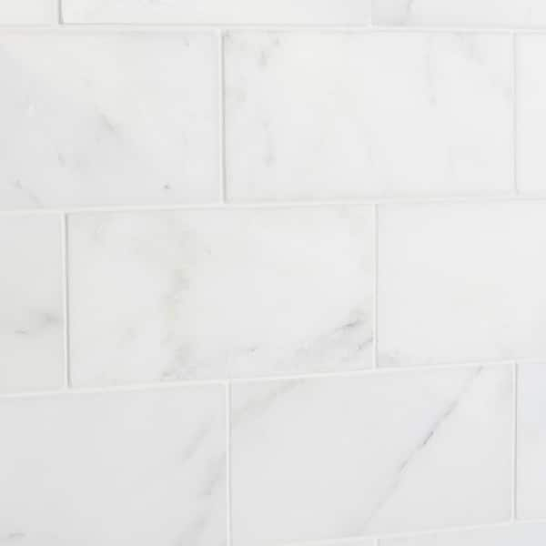 Ivy Hill Tile Oriental 3 In X 6 In X 8 Mm Marble Wall Tile 32 Pieces 4 Sq Ft Box Ext3rd The Home Depot