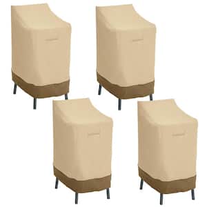 Veranda Patio Bar Chair/Stool Cover (4-Pack)