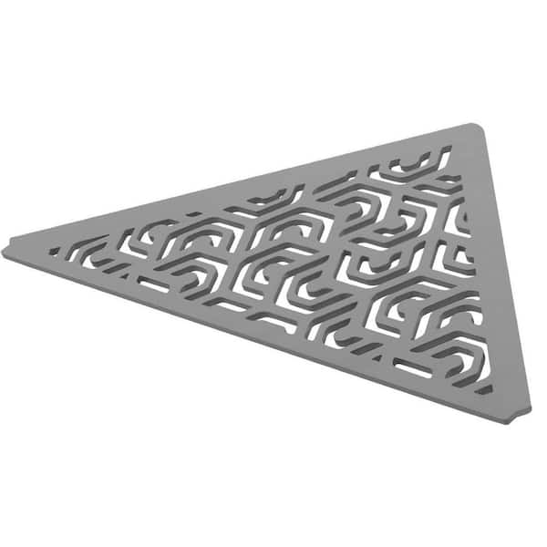 DURAL TI-SHELF Aluminum Triangular Corner Shelf (Penta) 11in. x 7.87in. Decorative Wall Shelf