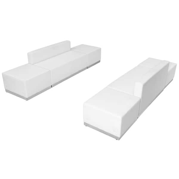 Carnegy Avenue 4-Piece Melrose White Living Room Sets