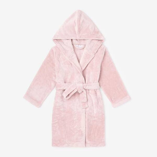 The Company Store Company Plush Family Kids 14/16 Blush Robe