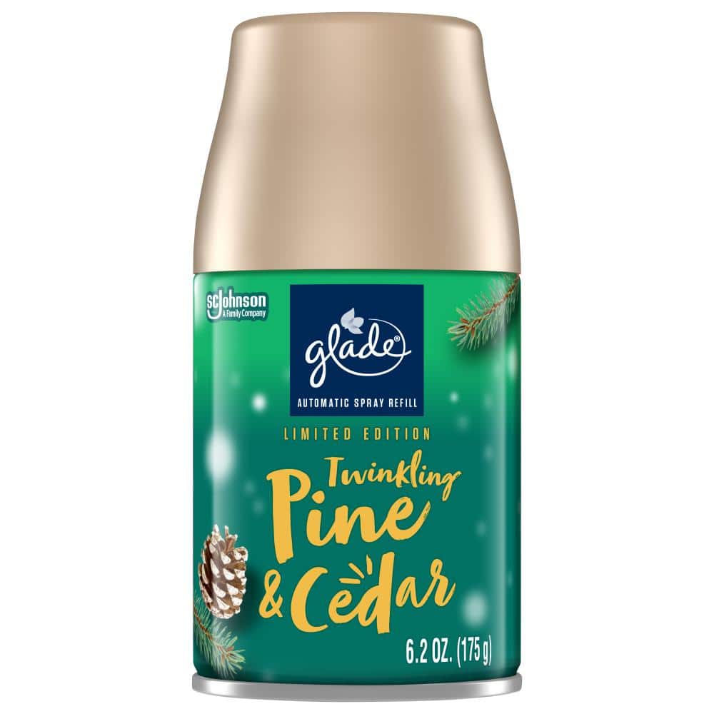 Glade 6.2 oz. Twinkling Pine and Cedar Automatic Air Freshener Refill  (1-Count) 362859 - The Home Depot