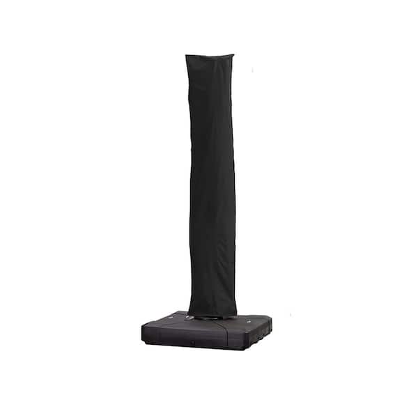 PURPLE LEAF 12 - 13 ft. Patio Umbrella Cover - Black (Large Size)