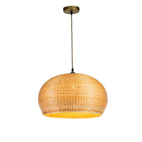 ELE Light & Decor Victoria 60-Watt 1-Light Beige Modern