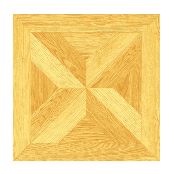 12 in. x 120 in. Vinyl Peel and Stick Backsplash Tile Stickers, Wood Grain Wall Tile for Kitchen (10-Pack/Roll)